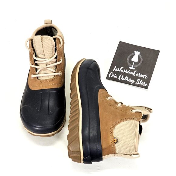 BOGS Women's Taupe Multi Lace Leather Classic Casual Tall Boot Snow Size 7 1839 - Picture 9 of 16